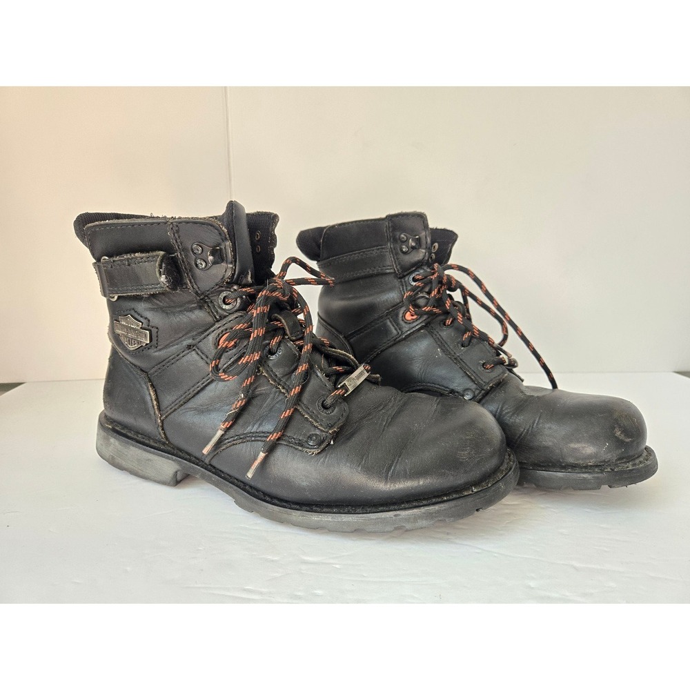 Harley Davidson leather boots sz 9 1/2 94094 Mens